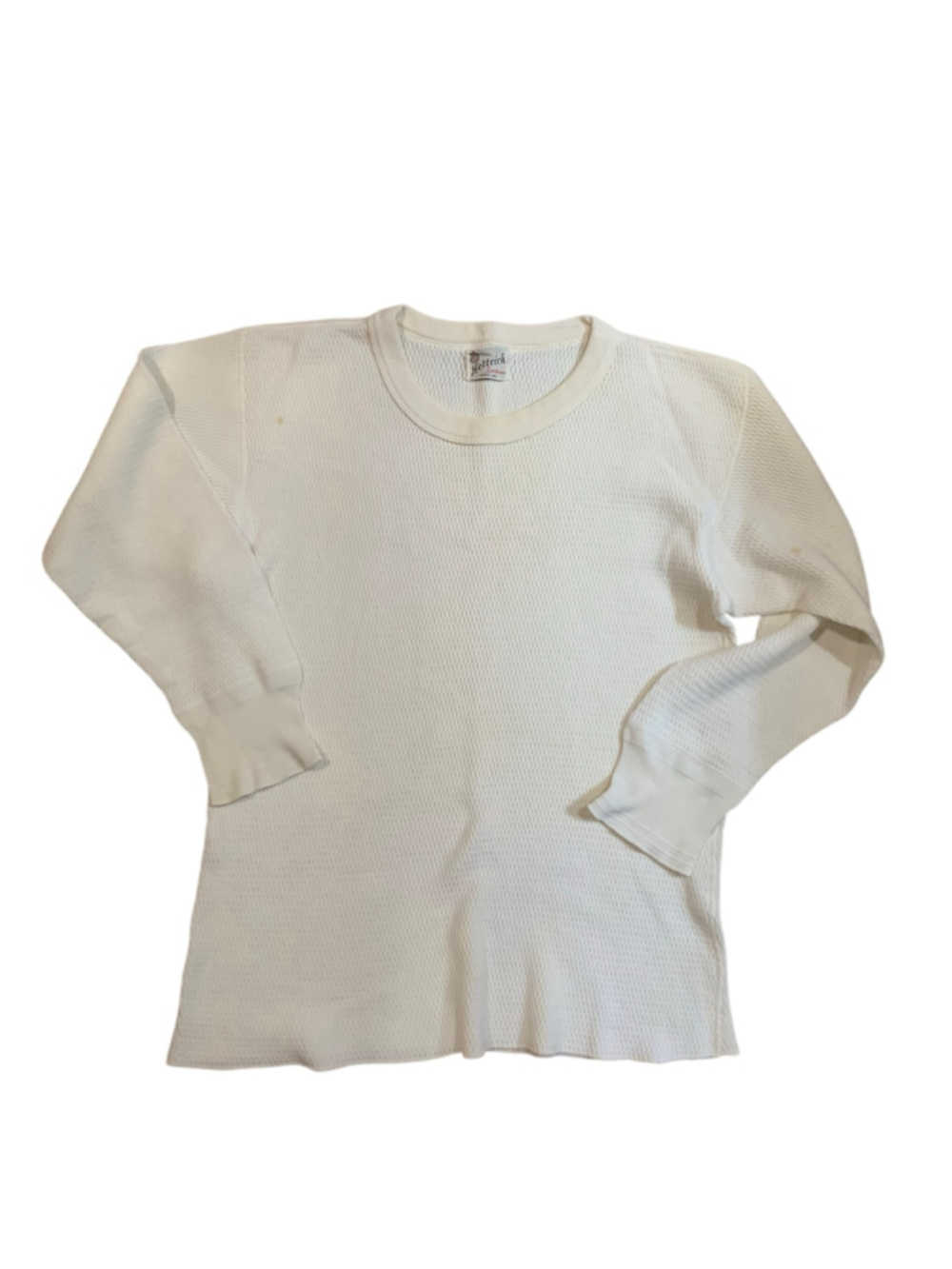 Vtg 60’s Men's Hettrick Sportswear Thermal Undershirt Size L White